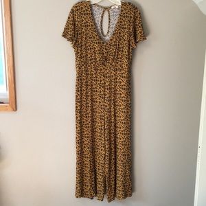 Rewind floral jump suit